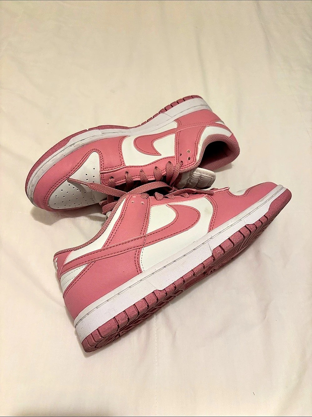 Nike Dunk Low Rose Whisper Pink & White Sneakers